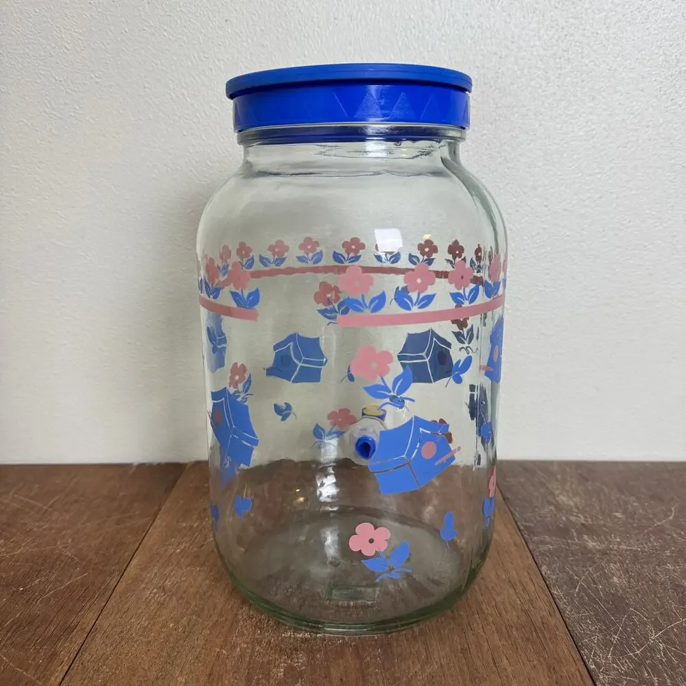 Vintage gallon blue